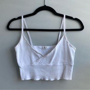 [4 FOR $20] Pacsun ‘John Galt’ White Sleeveless Crop Top